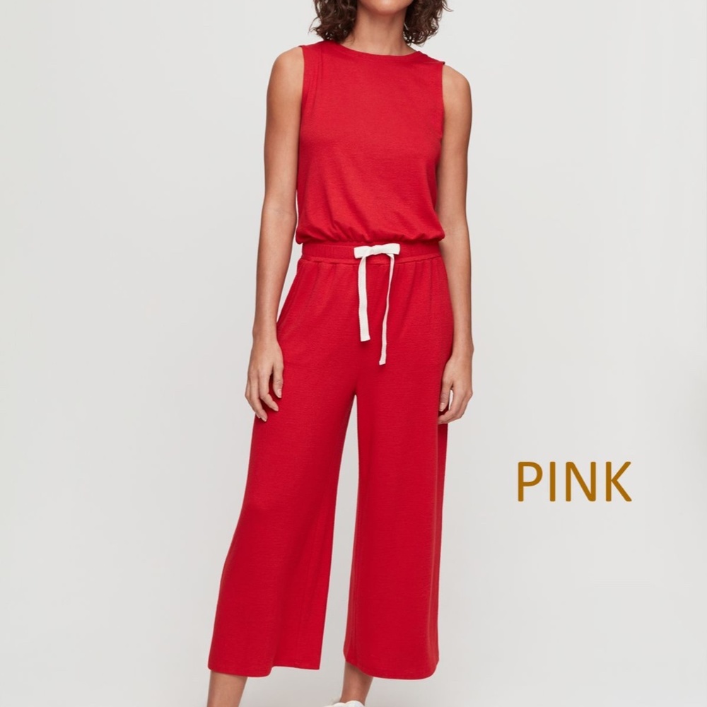 Wilfred Free Izabel Jumpsuit in Dusty Pink